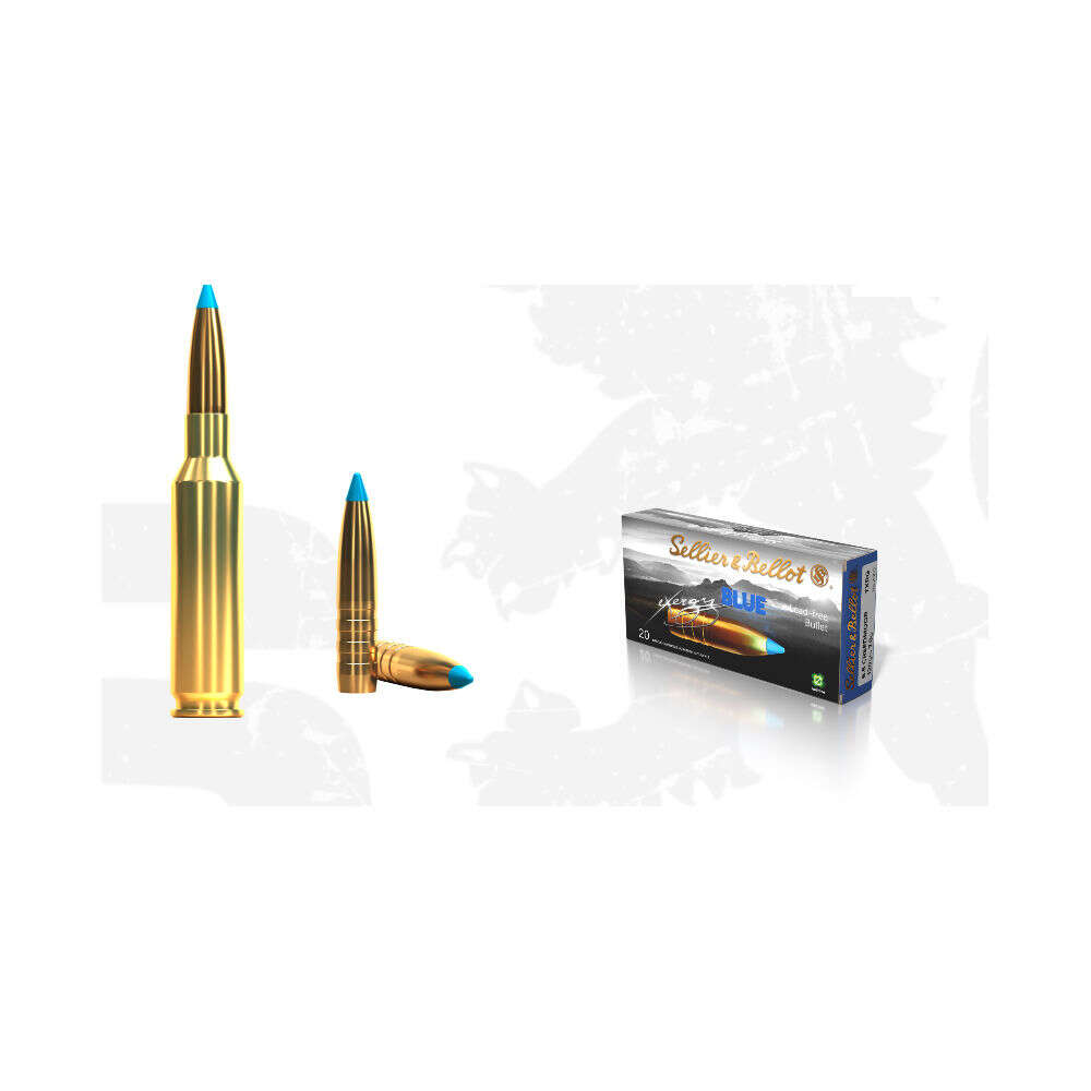 Ammunition Sellier&Bellot Rifle 6.5Creedmoor S&B EXERGY BLU 6.5CREED 120GR 20/500